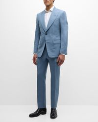 Men's Shelton Piece-Dyed Poplin Suit