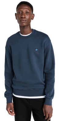 Maison Kitsuné Tonal Fox Head Patch Comfort Sweatshirt Ink Blue S