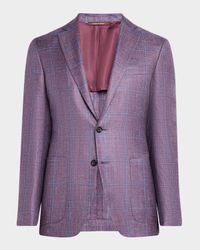 Men's Windowpane Sport Coat