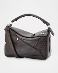 Puzzle Small Shoulder Bag in Leather