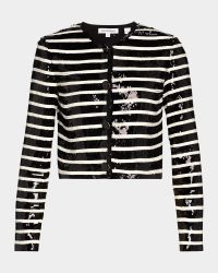 Mickey Sequined Stripe Jacket