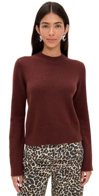 SIMONMILLER Cher Wool Blend Sweater Choco Brown XS