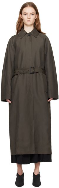 TOTEME Brown Minimalist Coat