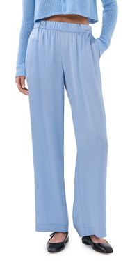 Sablyn Brynn High Rise Pull On Wide Leg Pants Azureous S