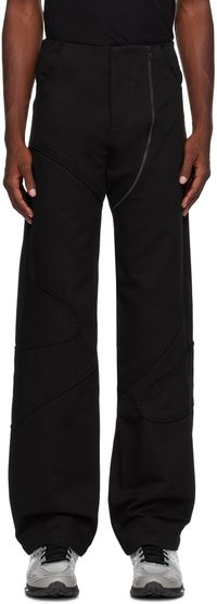 Mainline:RUS/Fr.CA/DE SSENSE Exclusive Black Devon Trousers