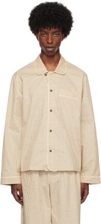 Galilee-By-Sea Beige Polka Miles Pyjama Shirt