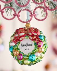 Wreath with Baubles Christmas Ornament