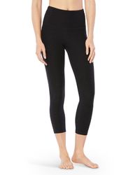 Space-Dye High Waist Capri Legging