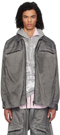 Y/Project Chemise grise à fronces