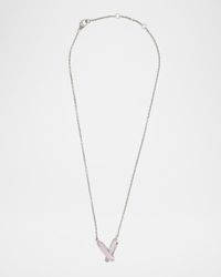 Double-Link Pink Sapphire Necklace