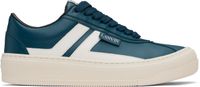 Lanvin Blue 'Lanvin' Cash Leather Sneakers