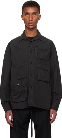 MM6 Maison Margiela Black Pocket Shirt