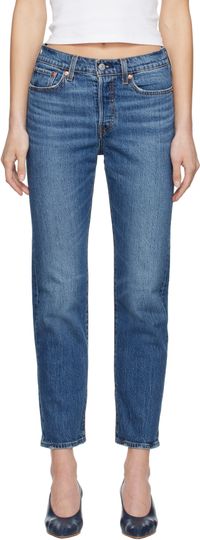 Levi's Blue Wedgie Straight Fit Jeans