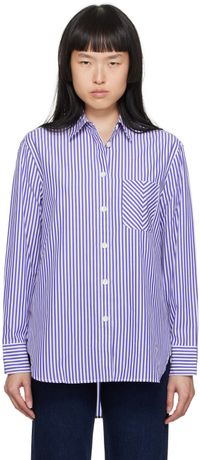 rag & bone Blue Striped Shirt