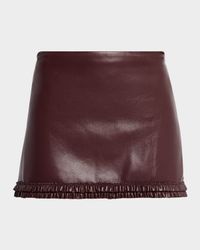 Noala Faux Leather Mini Skirt