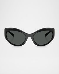 VE4485 Medusa Plastic Cat-Eye Sunglasses