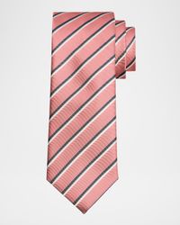 Men's Diagonal Striped Tie
