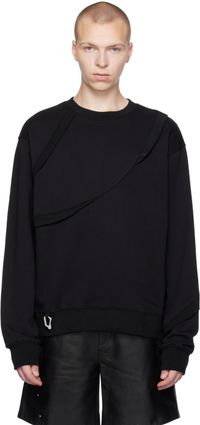 HELIOT EMIL Black Matorral Sweatshirt