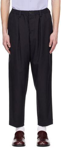 Marni Navy Cropped Trousers
