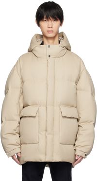WOOYOUNGMI Beige Quilted Down Jacket