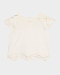 Super Bloom Eyelet Top
