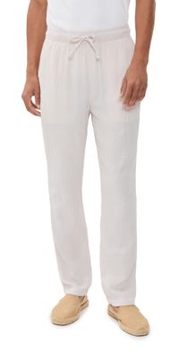 Onia Cotton Gauze Pull On Pants Stone XXL