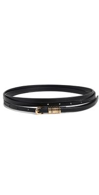 Good American Double Wrap Multi-Ring Belt Black L-3XL
