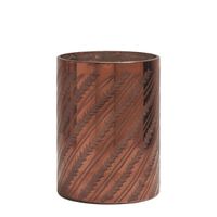 Blanc D'ivoire - Vase cuivré brillant - Taille 15 - Doré