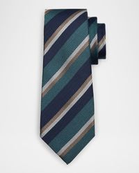 Men's Stripe Seven-Fold Silk Tie