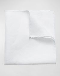 Men's Solid Linen Pocket Square