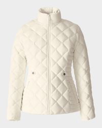 Vik Diamond-Quilted Short Down Jacket