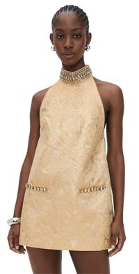 Retrofête Lilou Dress Gold M