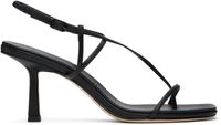 Studio Amelia Black Cross Front 70 Heeled Sandals