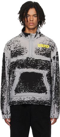 Diesel Black & Gray S-Alute Sweater