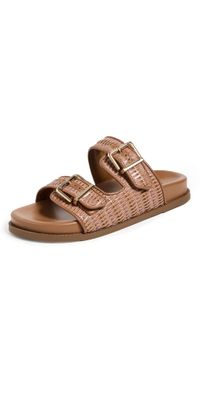 Schutz Naomi Footbed Sandals Miele 10