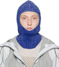 Dion Lee Blue Reflective Balaclava