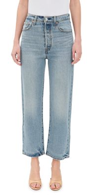 Levi's Ribcage Straight Ankle Jeans Let's Share 27