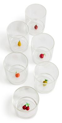 Zafferano Tecca Fruita Tumbler Set of 6 Assorted One Size
