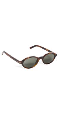 Saint Laurent SL 751 Jeanne Sunglasses Havana-Havana-Grey One Size