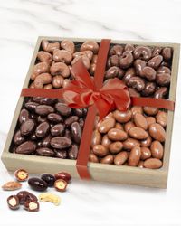 Belgian Chocolate Covered Almond and Cashew Tray
