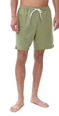 Rhone R & R Swim Trunks 7.5 Green Sage XXL