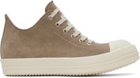 Rick Owens Baskets basses taupe - Hollywood
