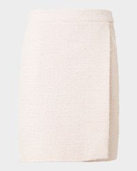 Tweed A-Line Wrap Skirt