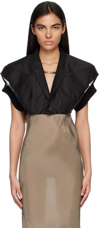 Rick Owens Veston écourté Tatlin noir