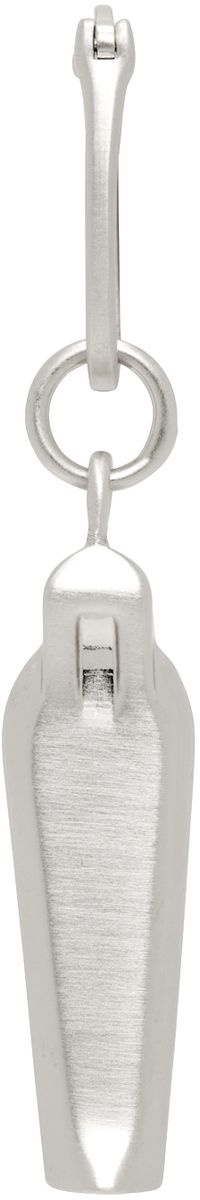 Rick Owens Boucle d'oreille unique Sacro argentée