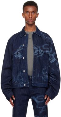 A-COLD-WALL* Blouson Annex bleu en denim