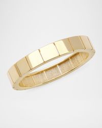 Thin Flash Tile Ring in 14K Yellow Gold