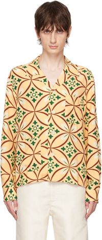 Bode Yellow Greer Shirt