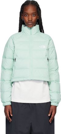 The North Face Blouson court bleu rembourré en duvet - Hydrenalite