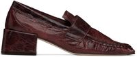 Miista Burgundy Serena Loafers
